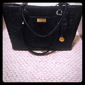 Beautiful Black Leather Brahmin Purse